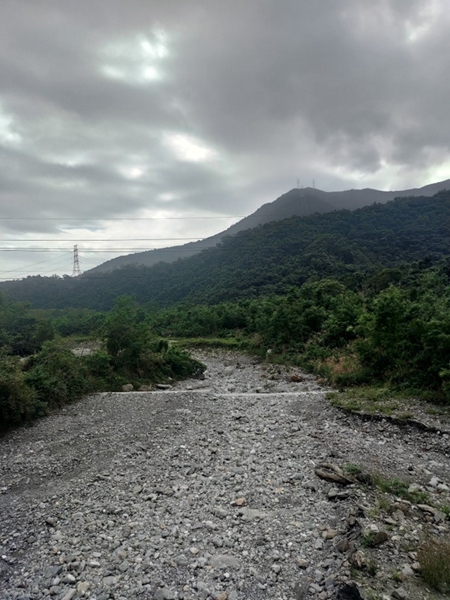 前往粉鳥林海灘的路上